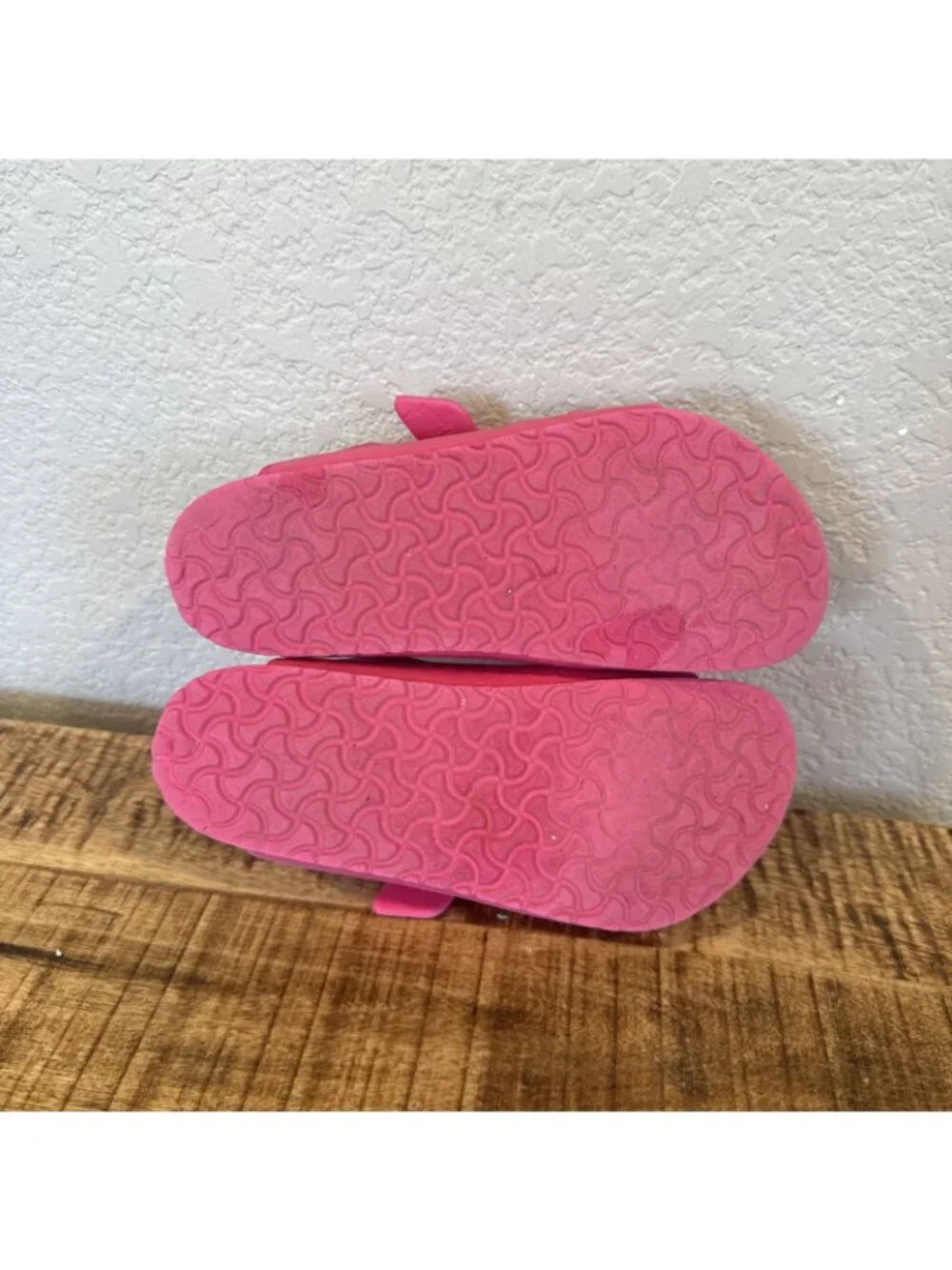 Birkenstock EVA Kids Pink Slip On Rubber Sandals Slides Size 34 US 3 Double